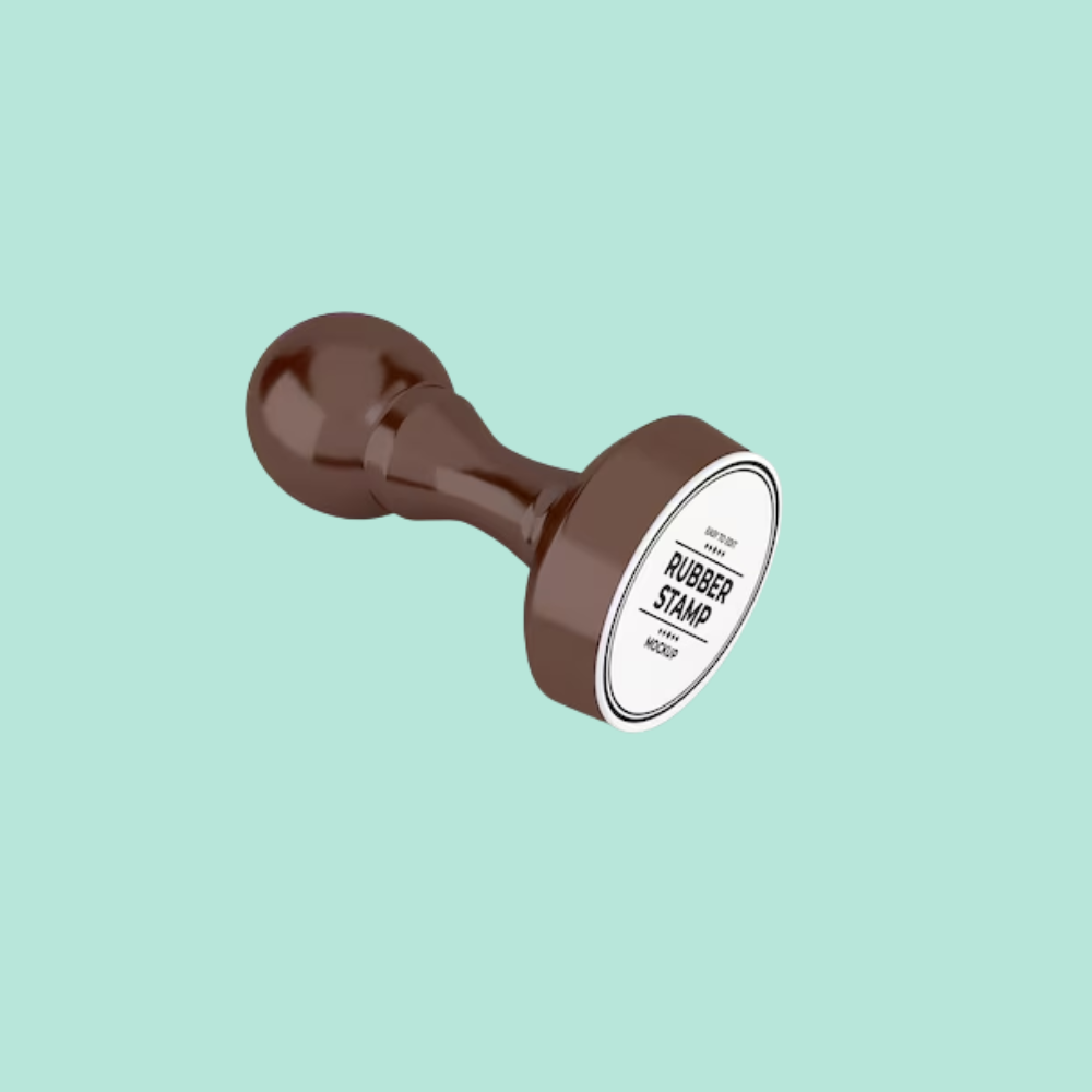 Circle Rubber Stamp