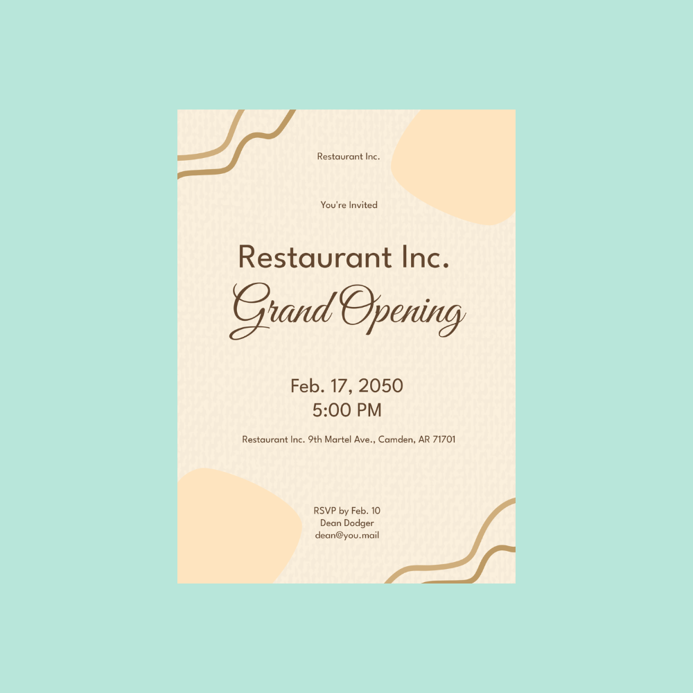 Business Invitations