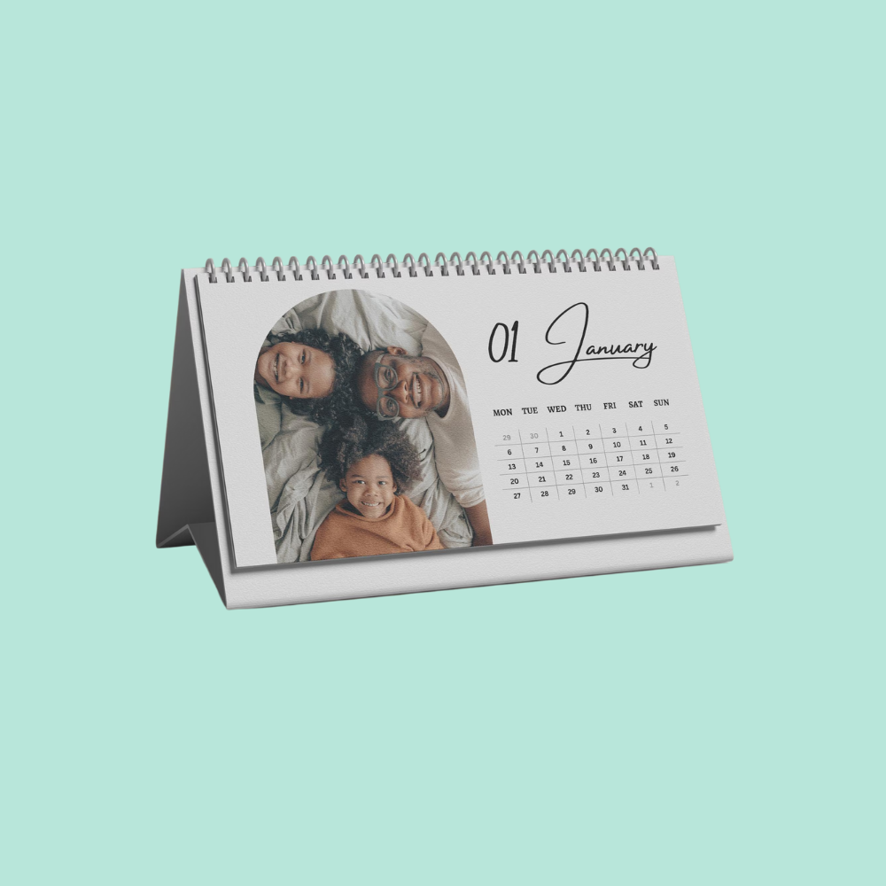 Spiral Desk Calendar