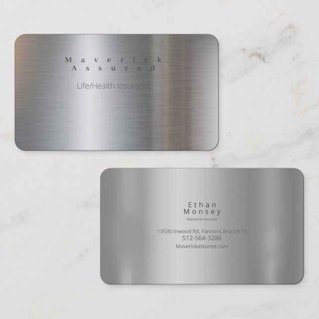 Metallic Business Card