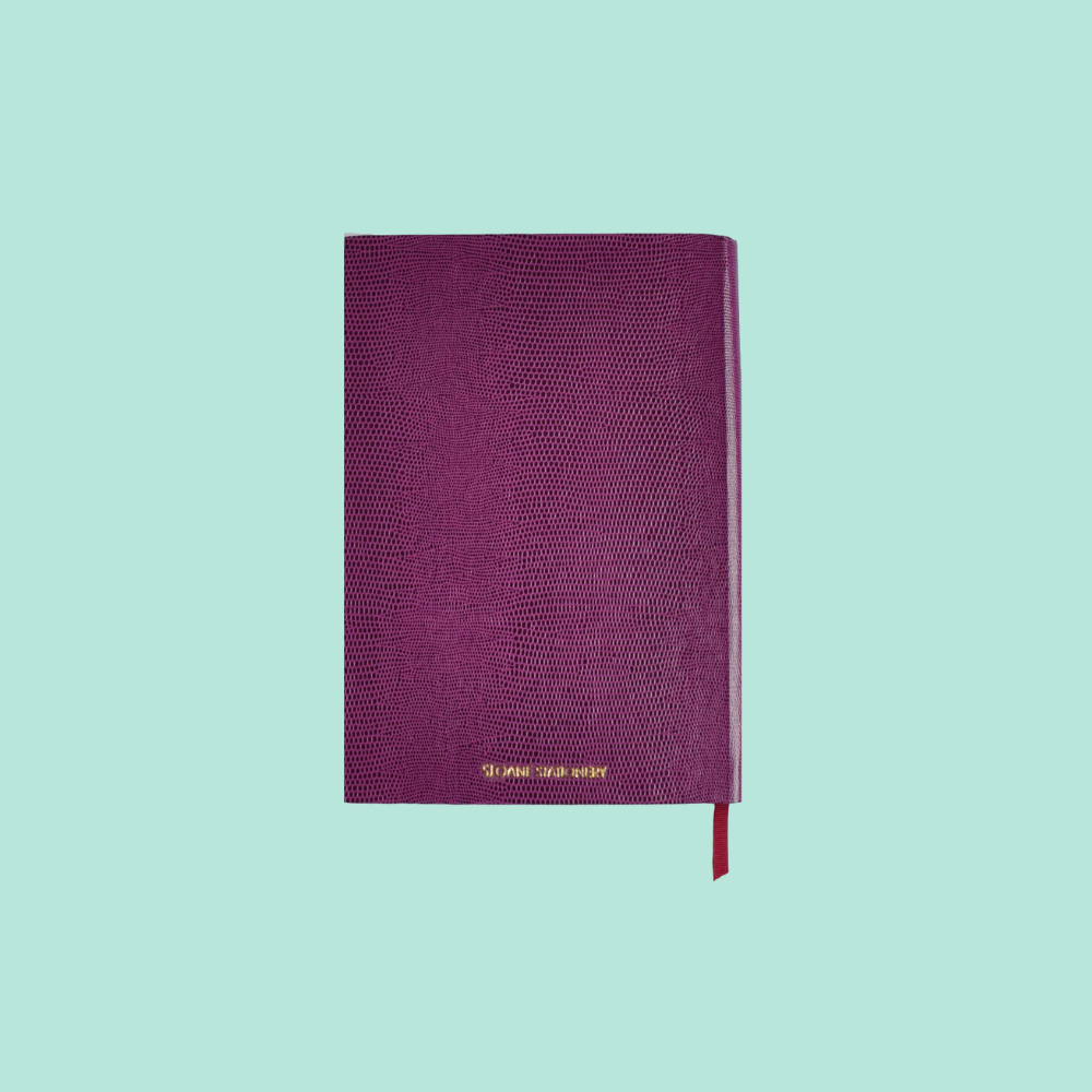 Plum Purple Leatherette Diary