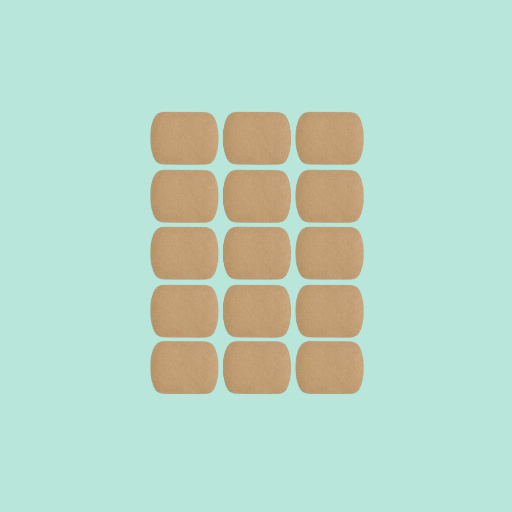 Round Corner Kraft Paper Labels