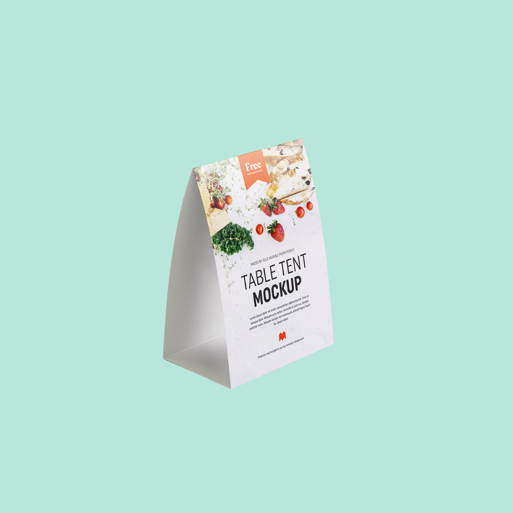 Table Top Tent Cards