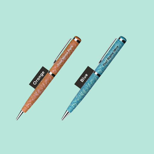 Marble Design Metal Ball Pens