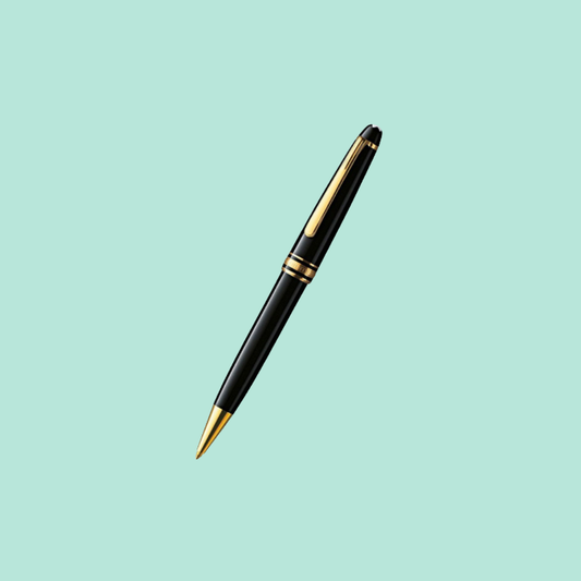 Premium Brush Stone Black Ballpoint Pens