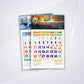 Monthly Calendar-11 x18- 6 Sheeter