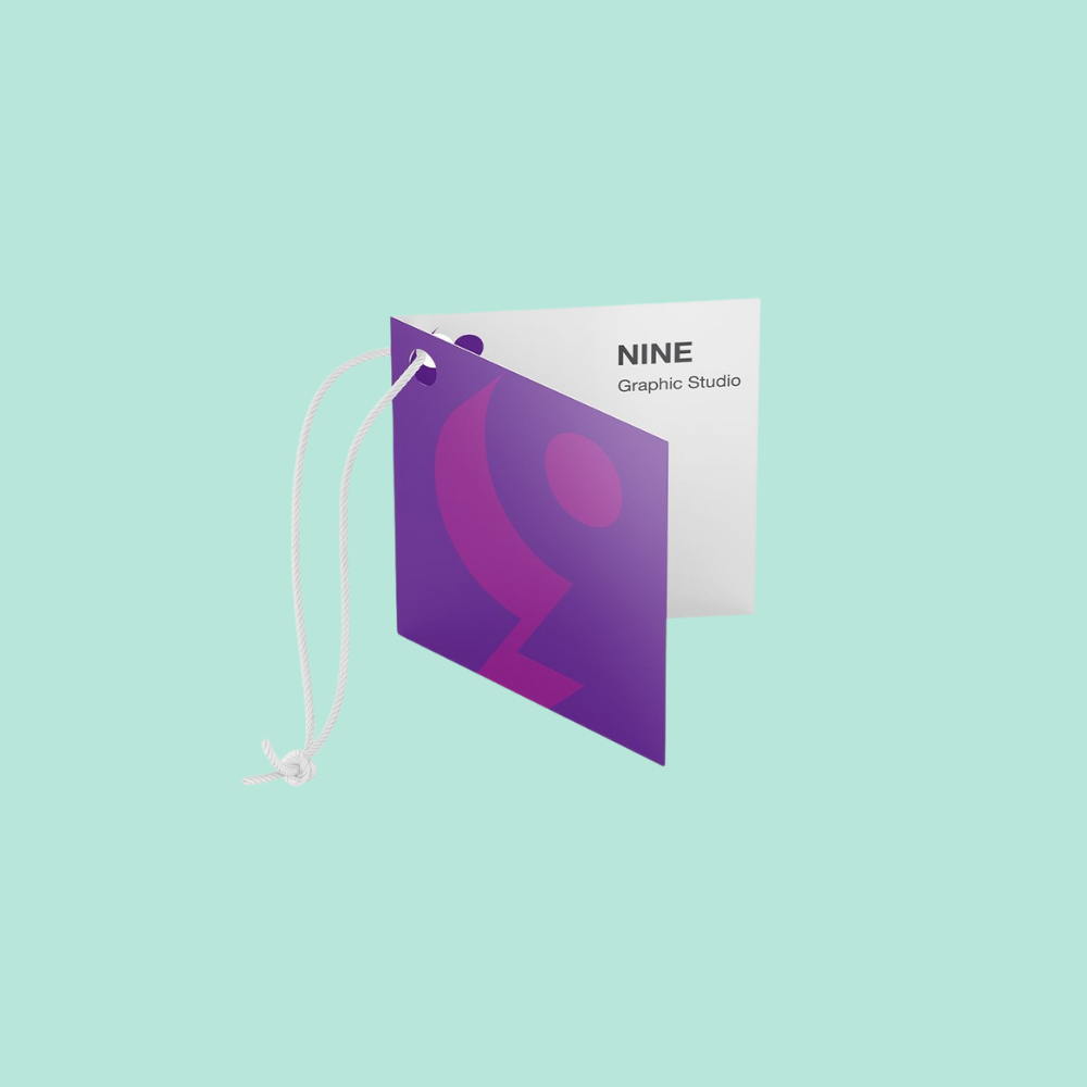 Folded Hang Tags
