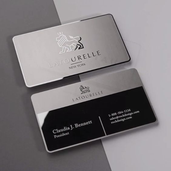 Metallic Business Card