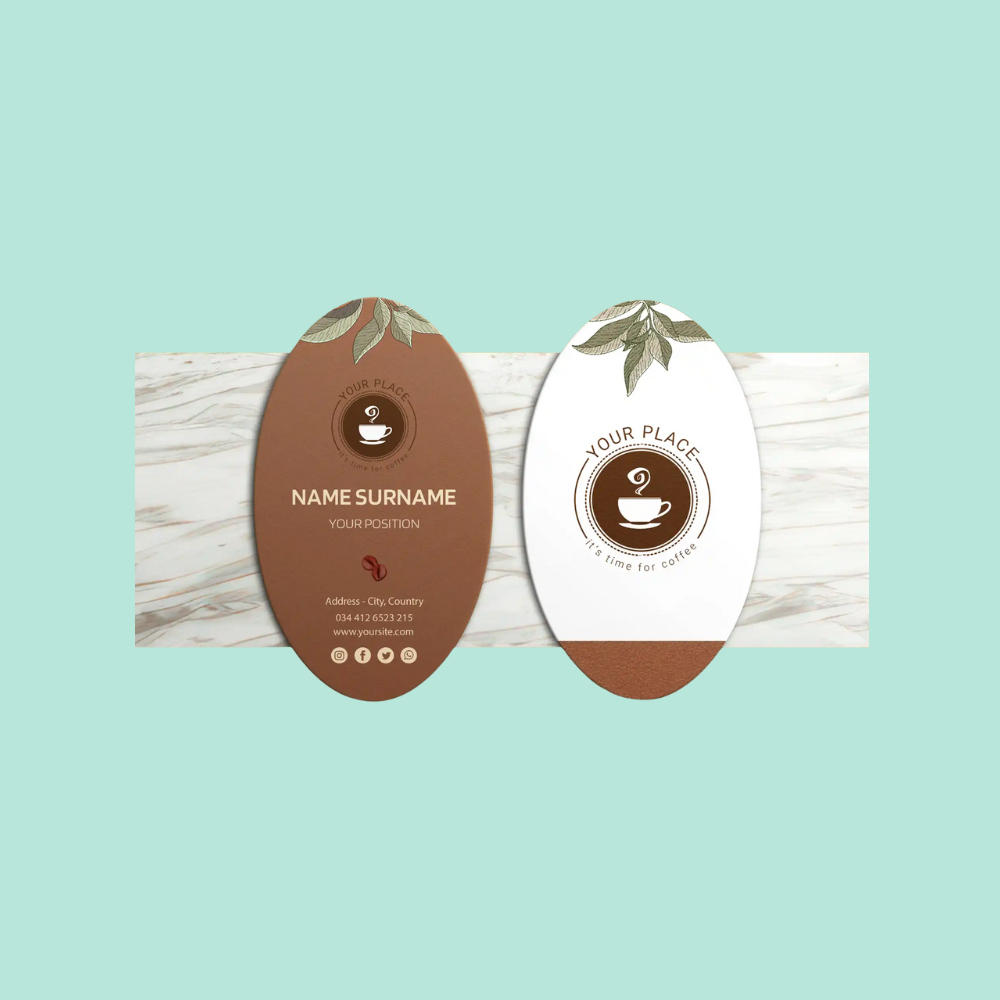 Oval Business Card