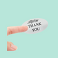 Oval Clear Labels