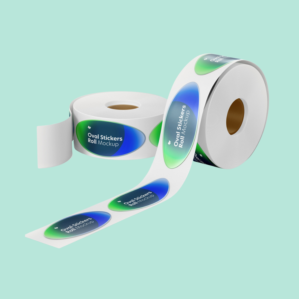 Oval Packaging Labels