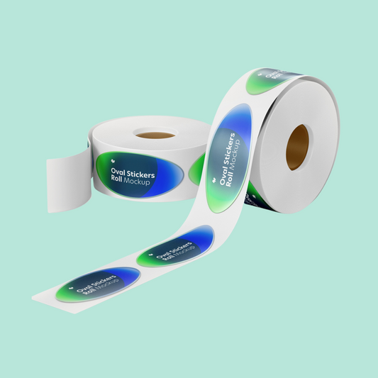 Oval Packaging Labels