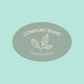 Oval Packaging Labels