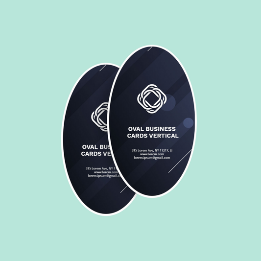 Oval Business Card