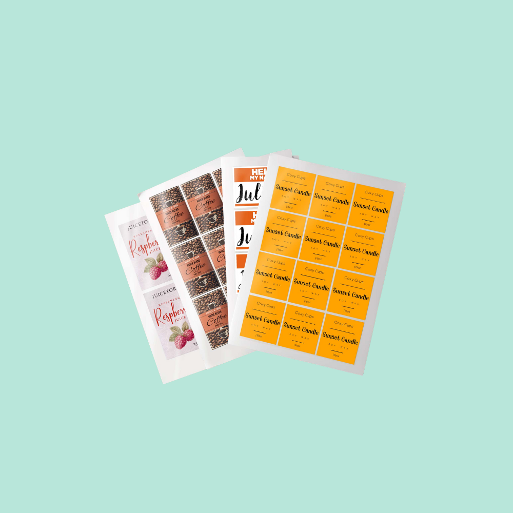 Rectangle Sheet Labels