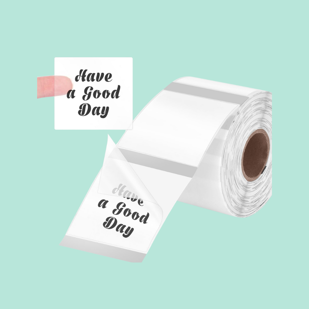 Square Clear Labels