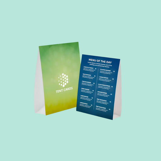 Table Top Tent Cards
