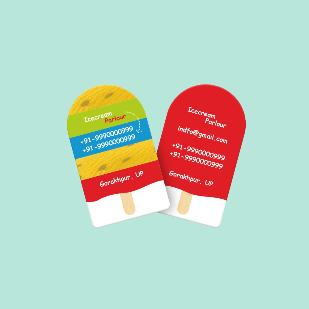 U Shape Business Card